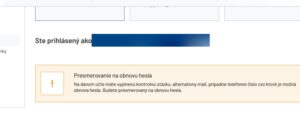 obnova hesla centrum.sk napriek tomu, že obnoviť heslo nechceme