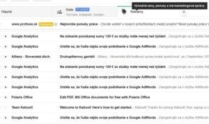 Gmail a jeho zložka pre spam