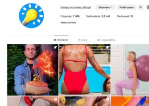 Instagram šialenstvo, stránky Ideias Incríveis