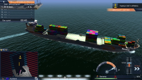 TransOcean lodný simulátor