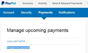 Paypal automatické platby
