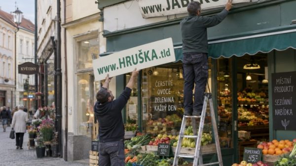 Rebranding a sťahovanie webu na novú doménu, ilustračná fotografia k téme rebranding a sťahovanie domény, foto AI.