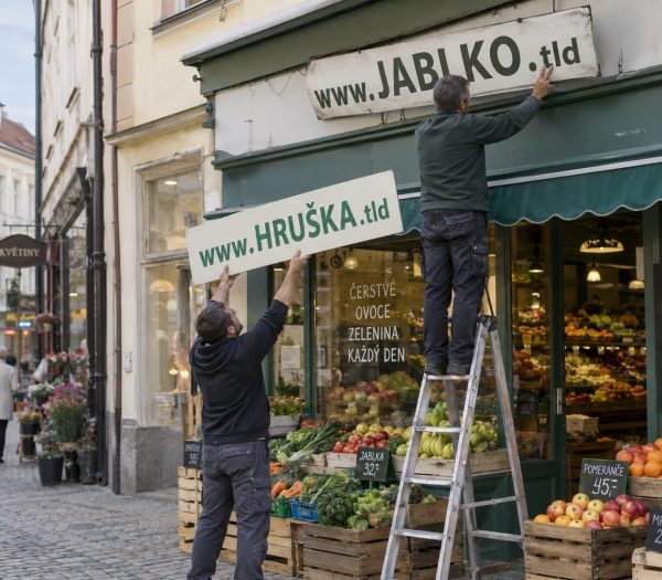 Rebranding a sťahovanie webu na novú doménu, ilustračná fotografia k téme rebranding a sťahovanie domény, foto AI.