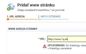 Registrácie do katalógov