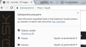 Zabezpečenie stránok a SSL certifikát
